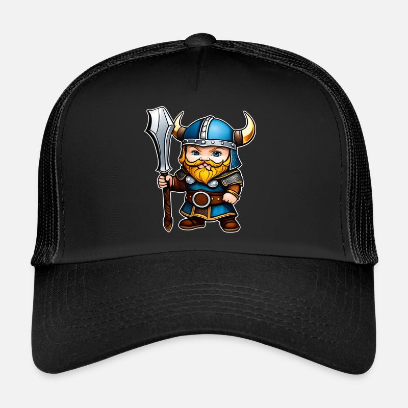 Cute little Viking - Trucker Cap - black/black