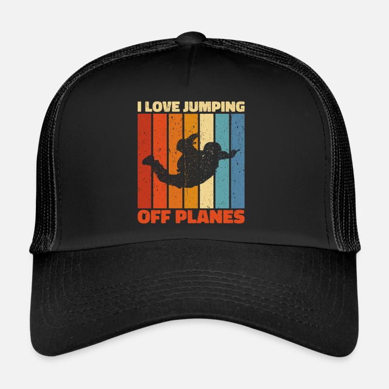 Parachutisme Passion Design. Cadeau d’adrénaline parfait Casquette trucker 