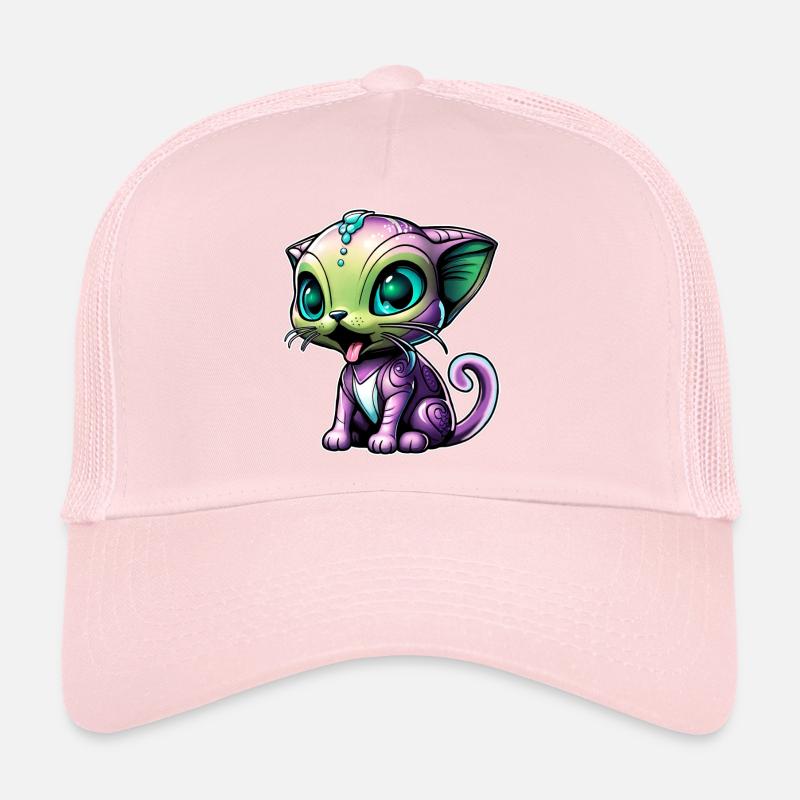Chat extraterrestre mignon Casquette trucker 