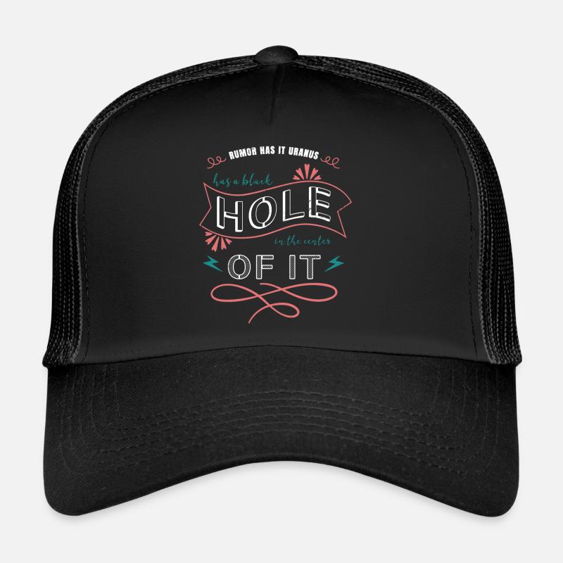 present idea statement art spaceship awesome Trucker Cap