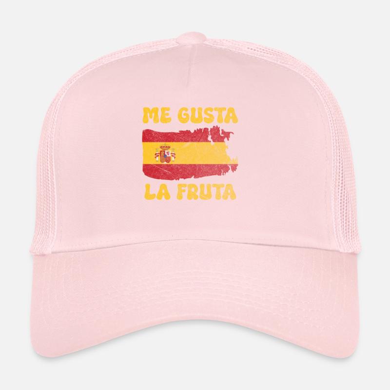 J’aime le fruit meme espagne drapeau ayarez Casquette trucker 