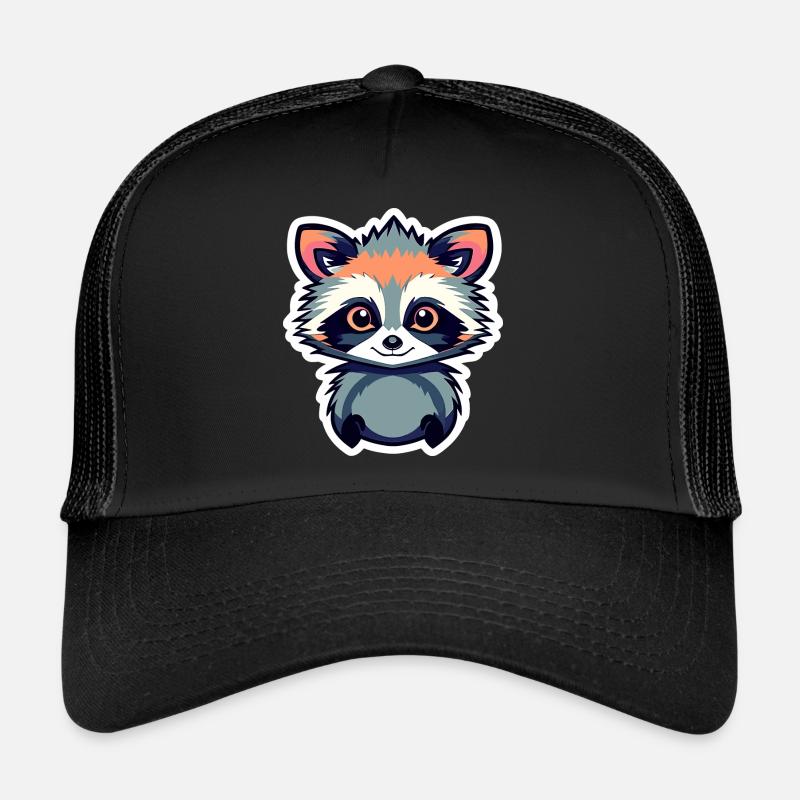 Illustration de raton laveur Casquette trucker 