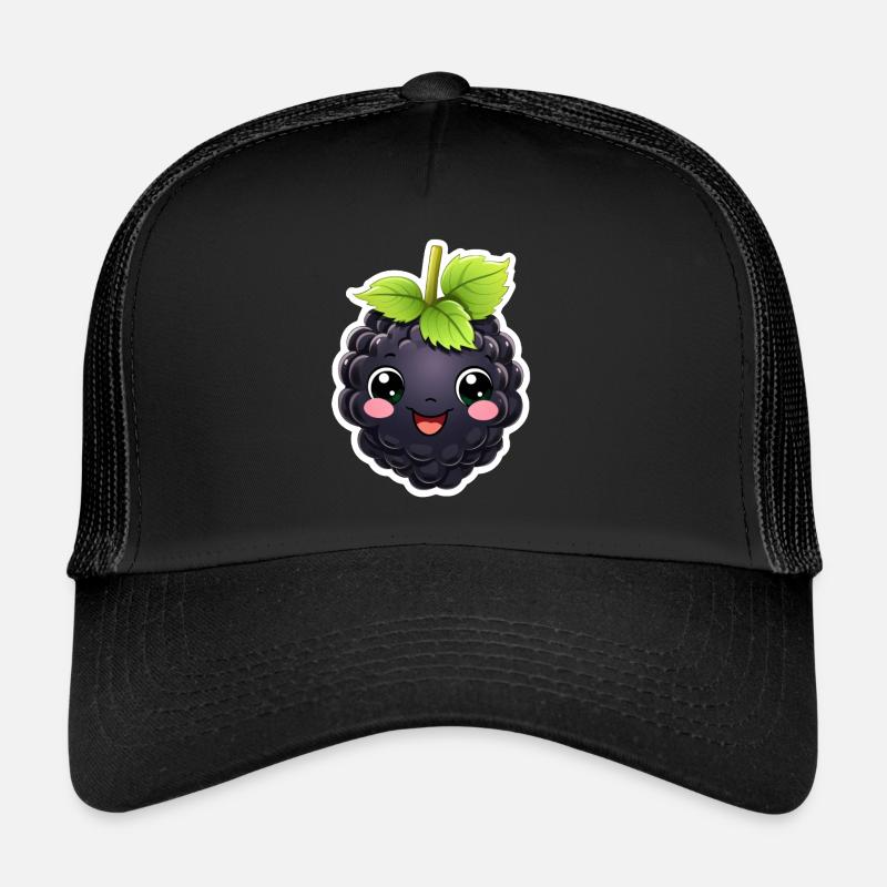 Mûre kawaii sucré Casquette trucker 