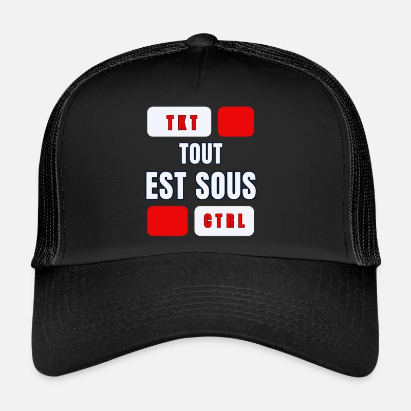 THAILÄNDISCH - Trucker Cap - Schwarz/Schwarz