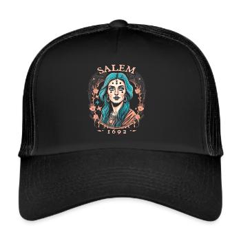 Salem 1692 - Trucker Cap - Schwarz/Schwarz - Vorne
