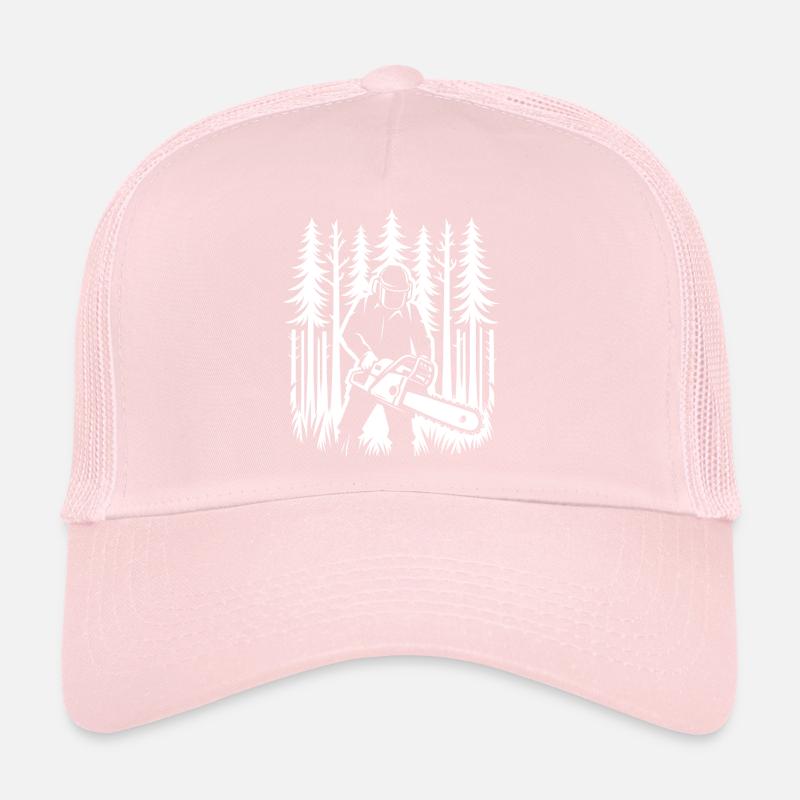 Lumberjack at work Trucker Cap