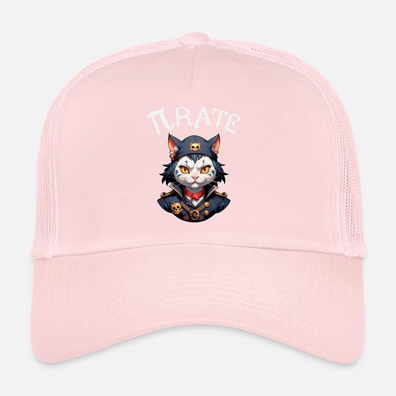 Chat pirate de Pi Day Casquette trucker 