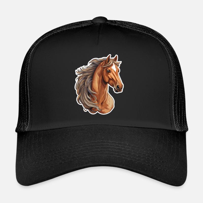 Horse's head Trucker Cap