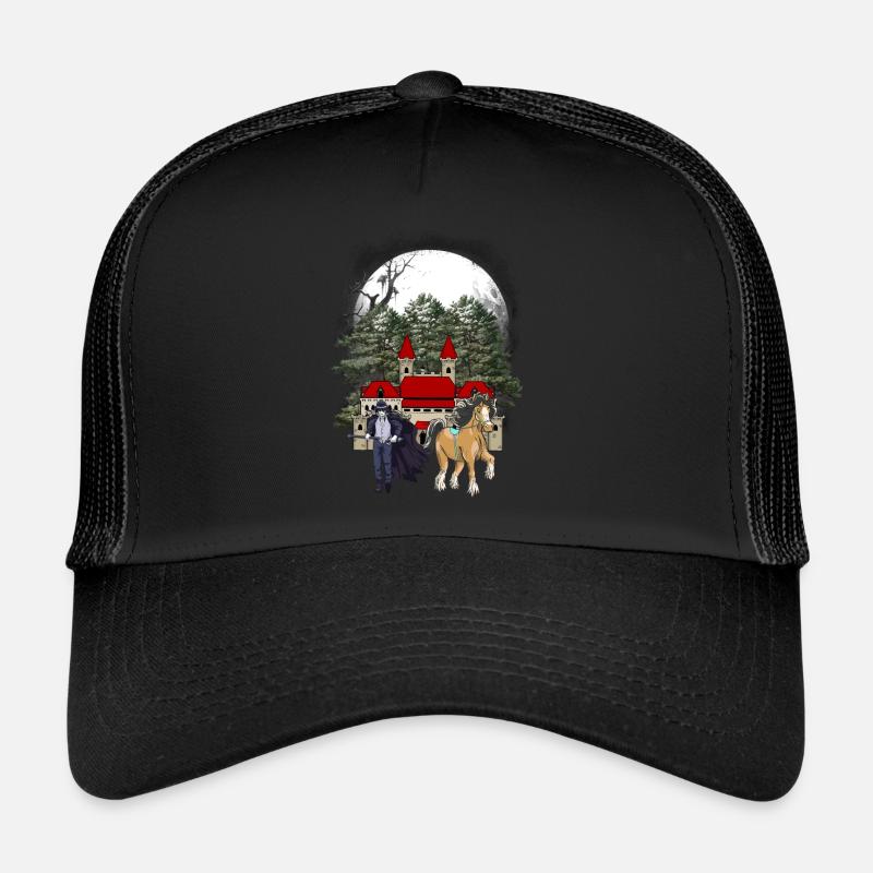 Fairy Tale Fantasy Medieval Knight Fortress Castle Trucker Cap