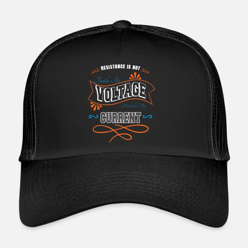Électricité blagues déclaration citation drôle Casquette trucker 
