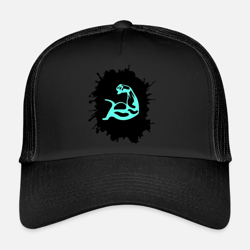 Éclaboussures de biceps Casquette trucker 