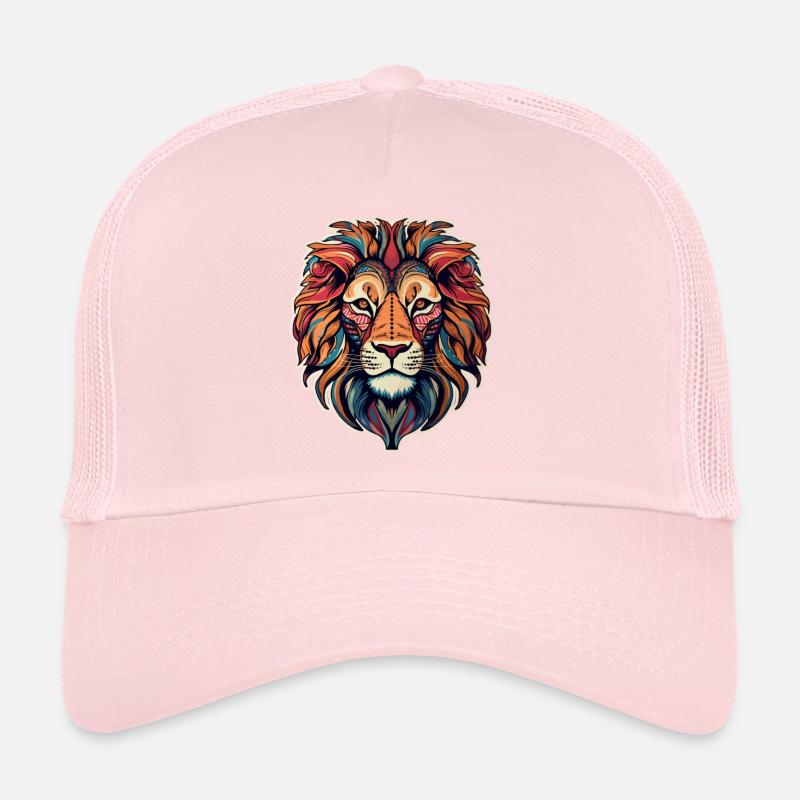 Lion's Head Psychedelic Trucker Cap