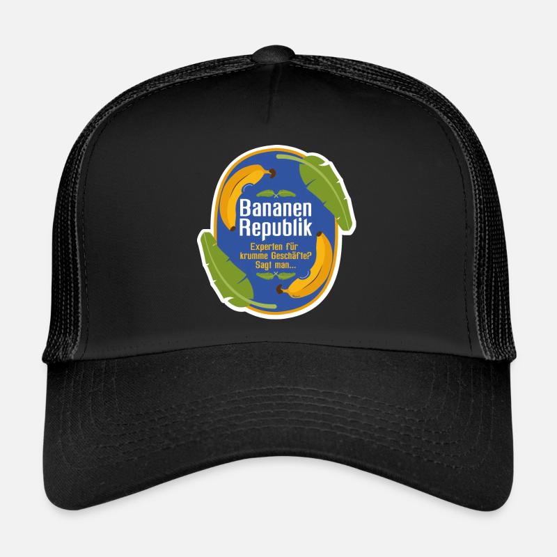 Bananenrepublik - Trucker Cap - Schwarz/Schwarz