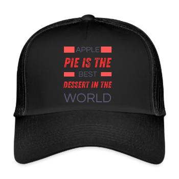 The best cake - Trucker Cap - black/black - Front