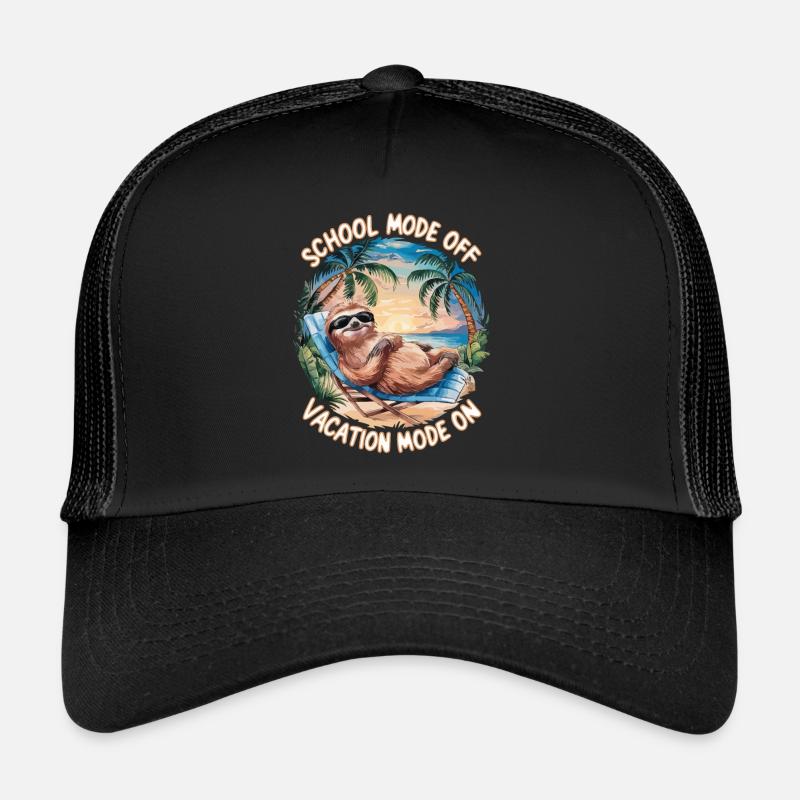 Letzter Schultag Ferienmodus ein Trucker Cap