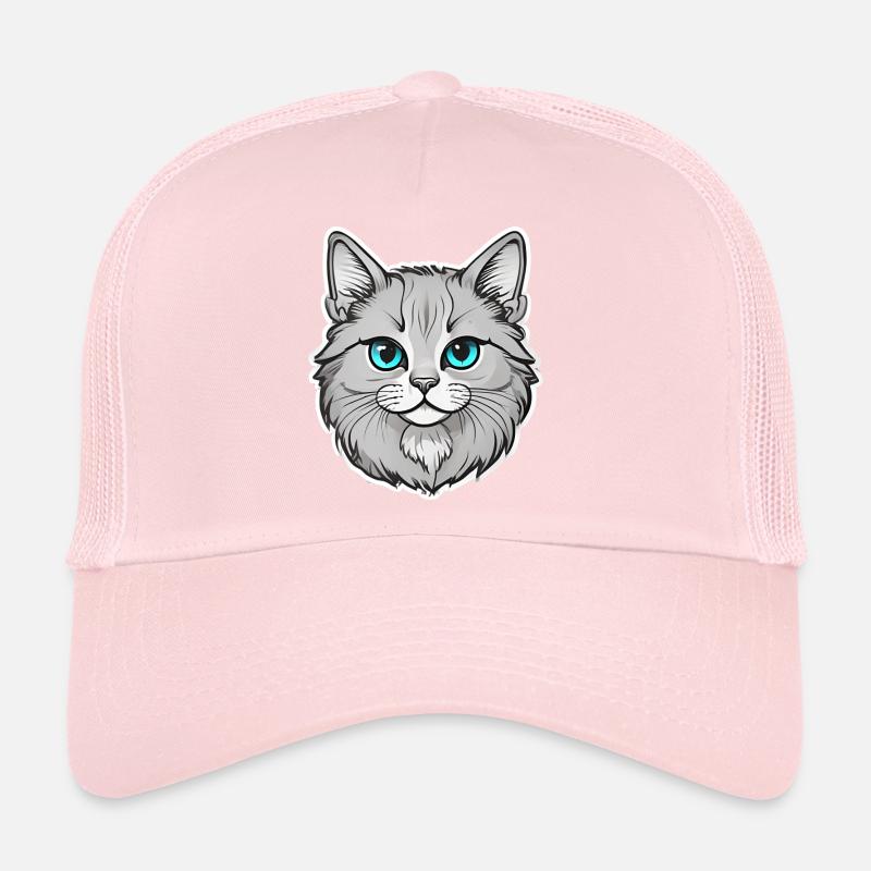 Design chat mignon Casquette trucker 