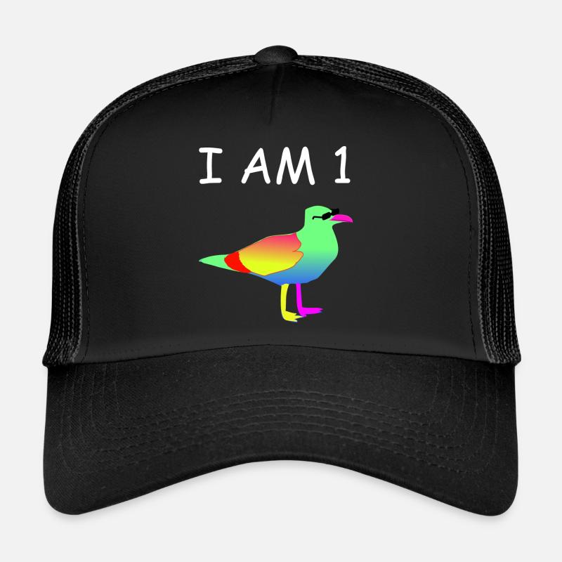Oiseau coloré Casquette trucker 