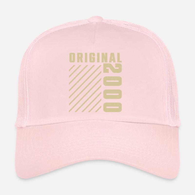 Original 2000 Authentic 2000 Vintage Bursdag Casquette trucker 