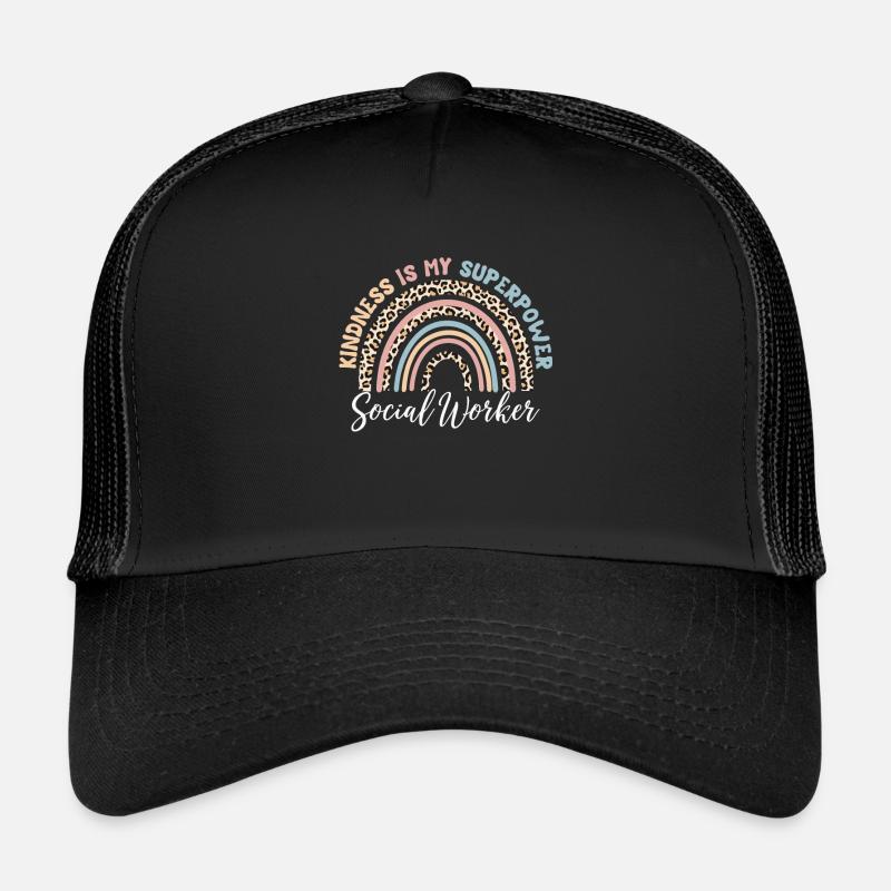 La gentillesse est mon superpouvoir : l’assistante sociale Casquette trucker 