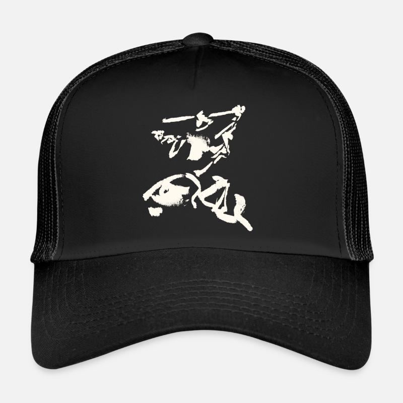 Sword Fighting Figurine - INK Abstract Trucker Cap