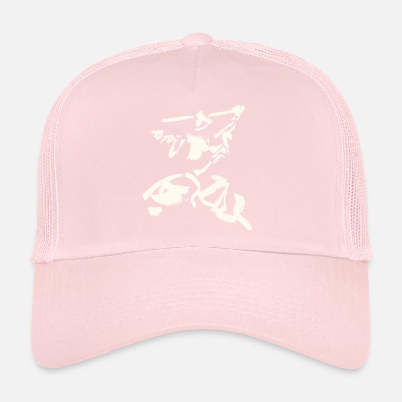 Sword Fighting Figurine - INK Abstract Trucker Cap
