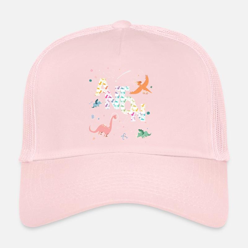 ANTON - Beau prénom de garçon avec dinosaure Casquette trucker 