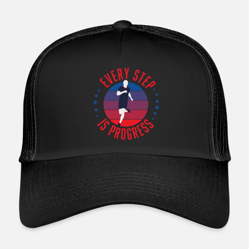 Coureur Chaque pas est un progrès Casquette trucker 