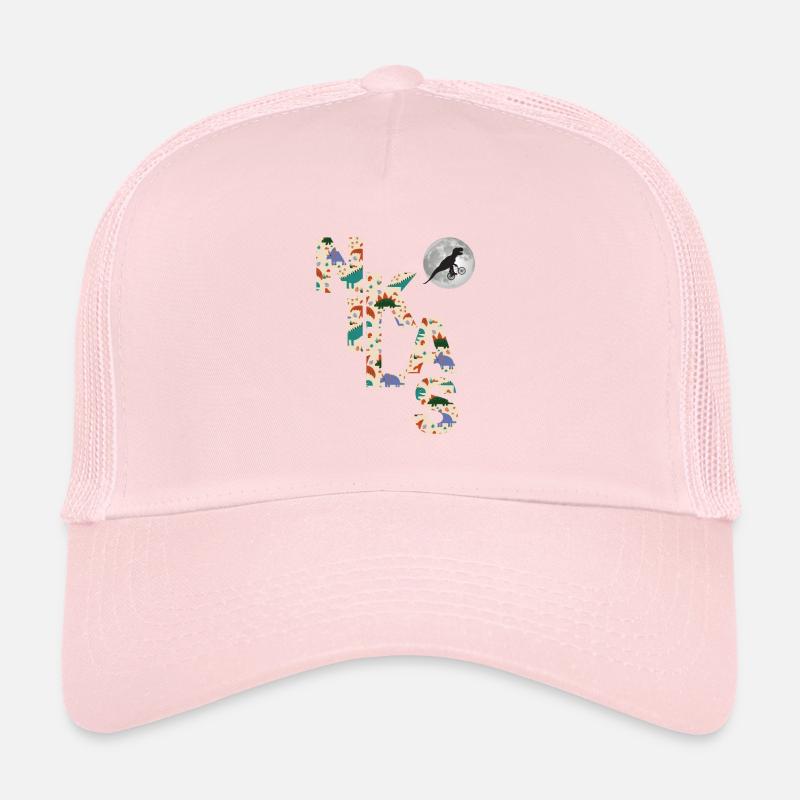 NIKLAS - Beautiful boy name with dinosaur Trucker Cap