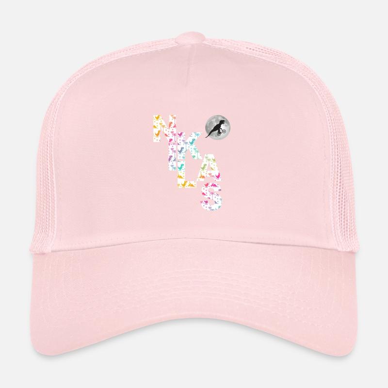 NIKLAS - Beautiful boy name with dinosaur Trucker Cap