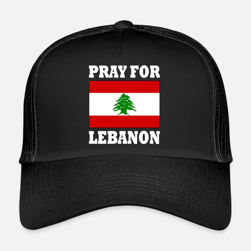 Pray for lebanon Casquette trucker 