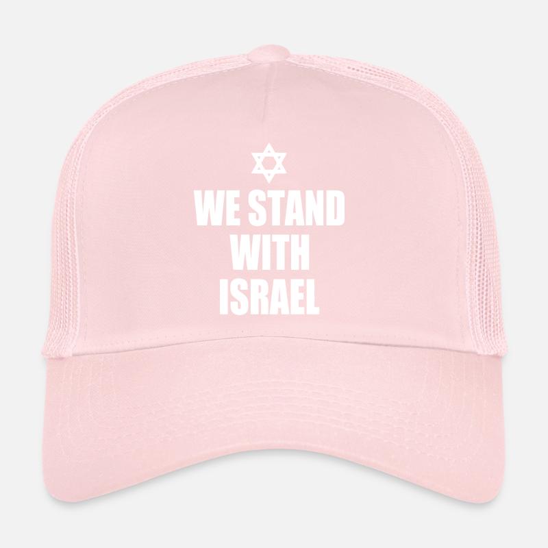 We stand with israel Casquette trucker 