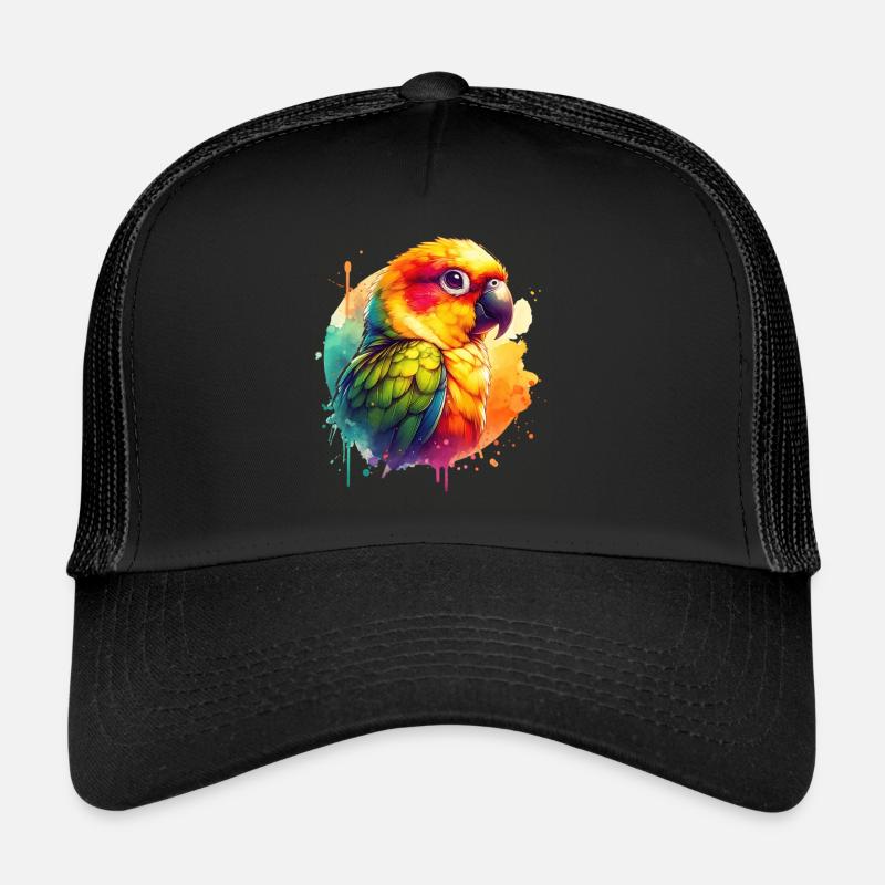 Yellow-headed Parakeet Gift Trucker Cap