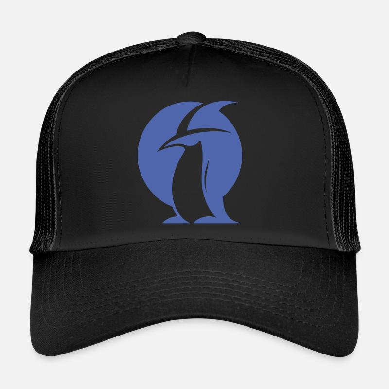 Pingouin Chapeau de Sorcière Silhouette Créatures Magiques Casquette trucker 