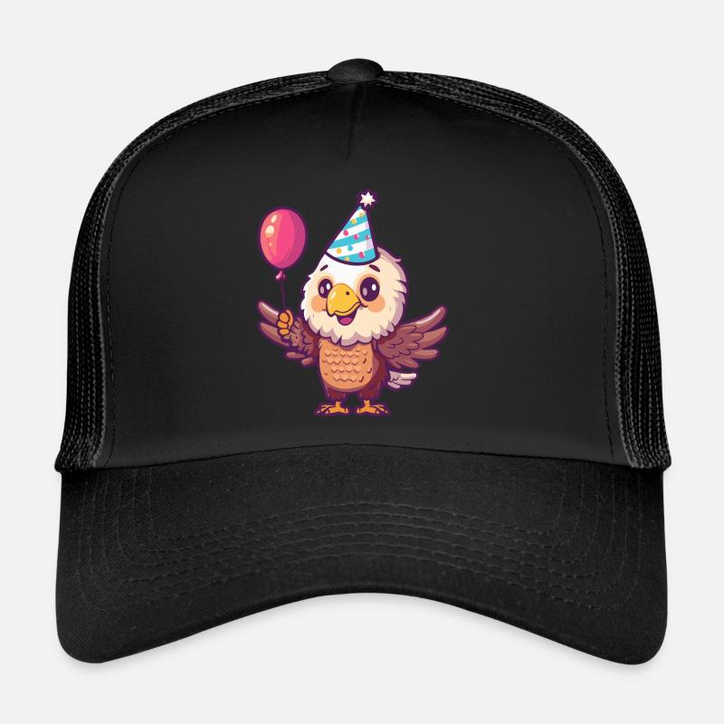 Bande dessinée d’anniversaire d’aigle Casquette trucker 