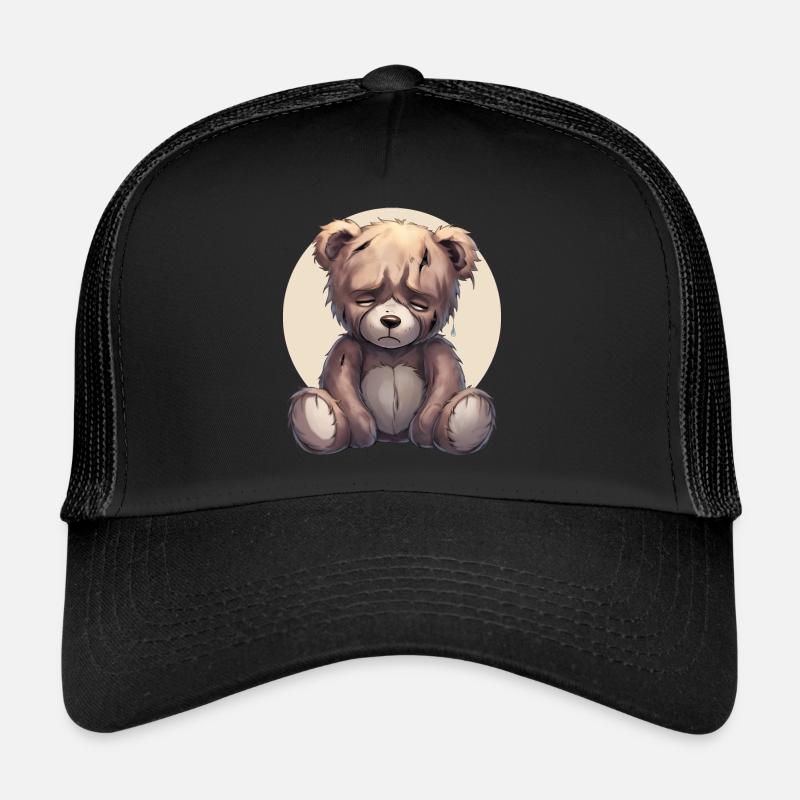 Trauriger Teddybär Trucker Cap