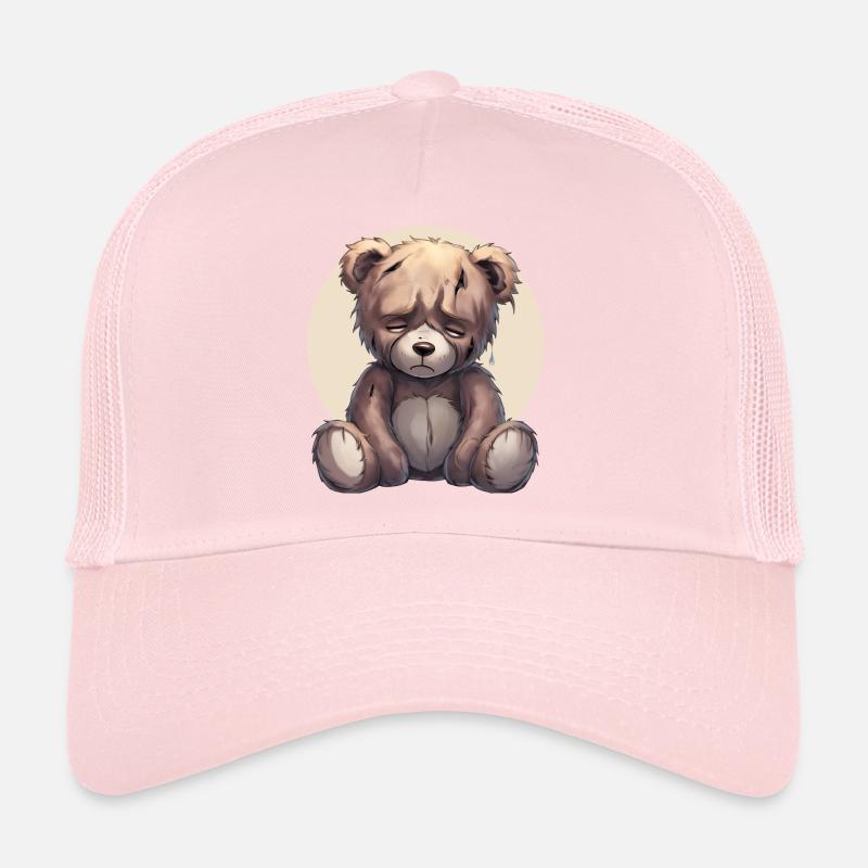 Sad Teddy Bear Trucker Cap