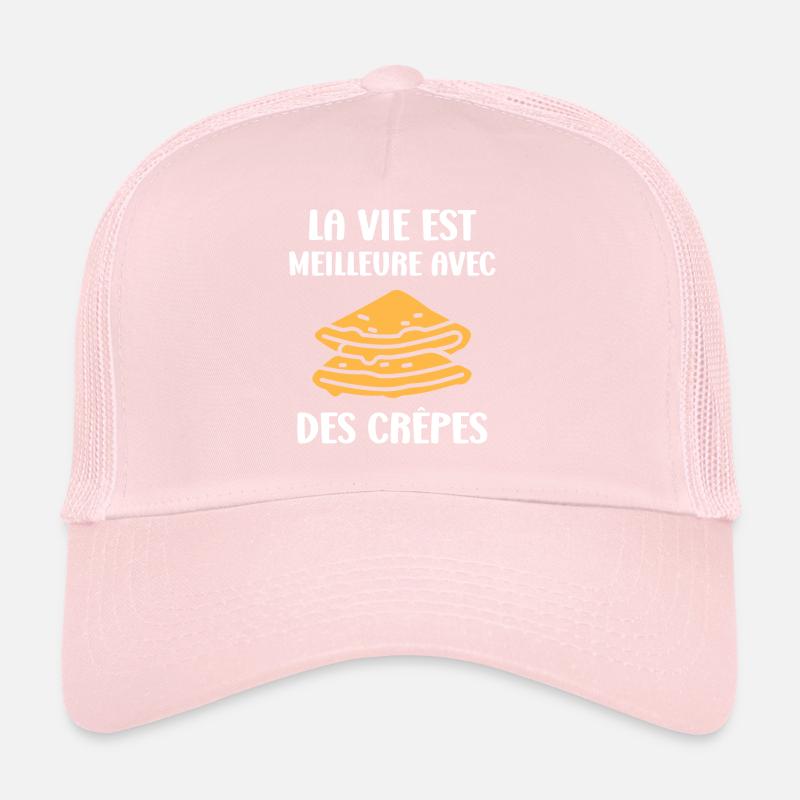 crêpe Casquette trucker 