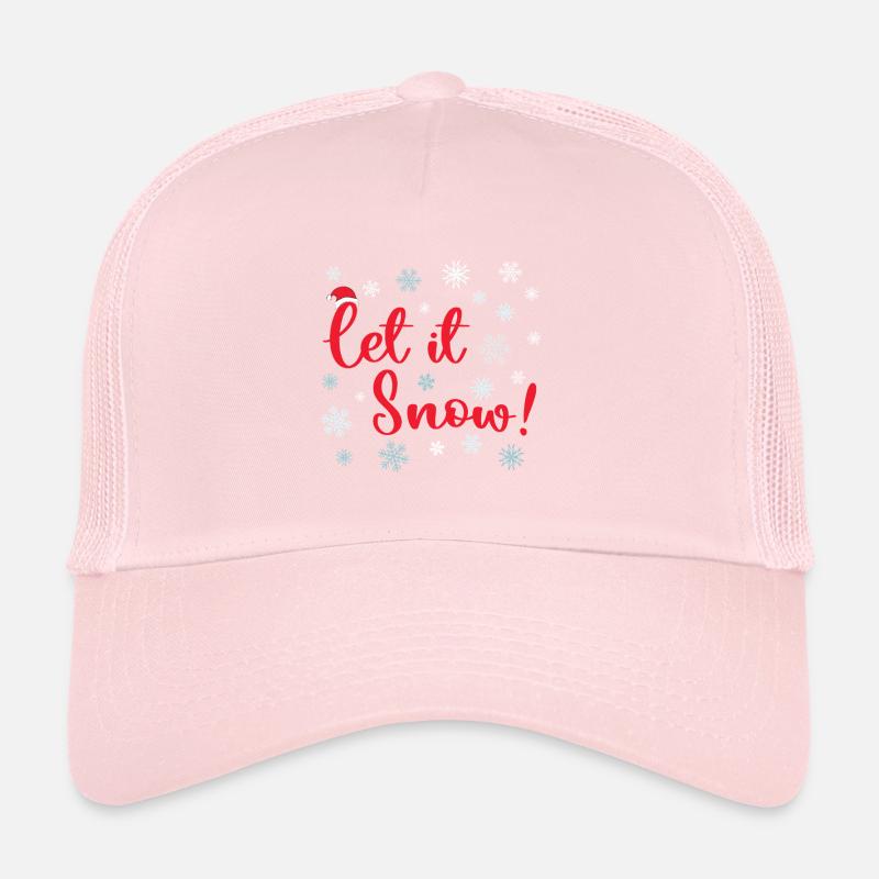 Let It Snow Christmas Trucker Cap