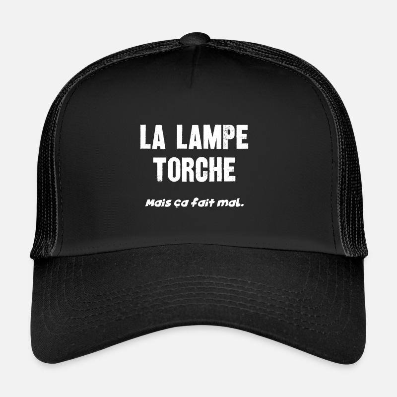 la lampe torche Casquette trucker 