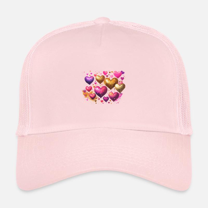 herzen,gold,pink,graffiti,herz Trucker Cap