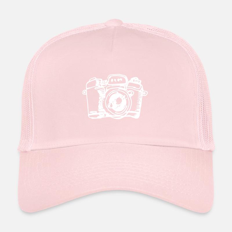 drawn camera Trucker Cap