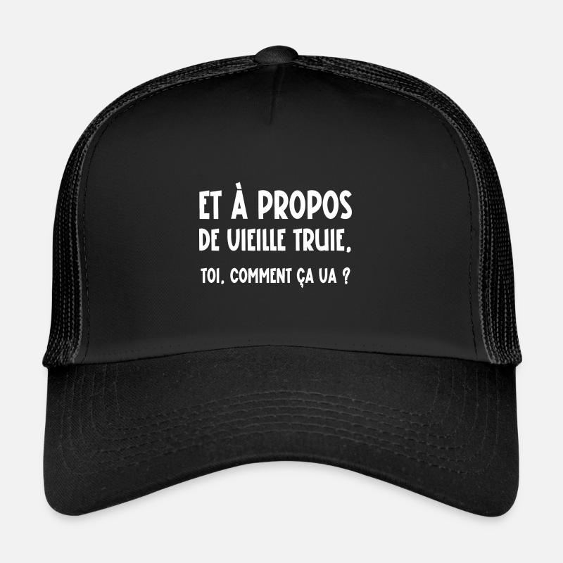 à propos de vieille truie Casquette trucker 