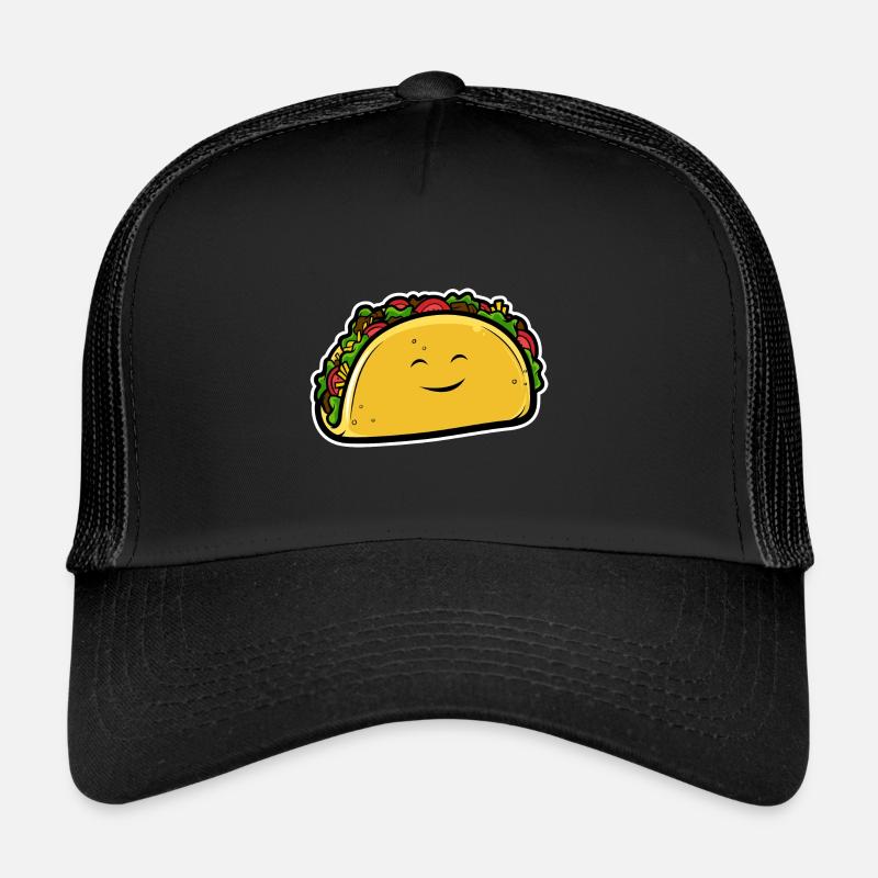 Cartoon Taco Trucker Cap