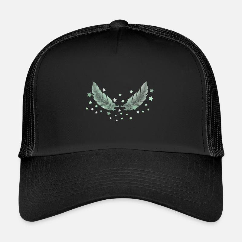 Two feathers Trucker Cap