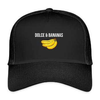Dolce & Banana Funny Fashion - Trucker Cap - Schwarz/Schwarz - Vorne