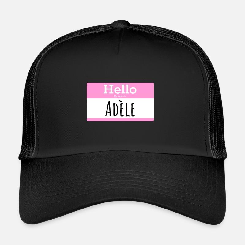 HELLO MY NAME IS - Trucker Cap - black/black