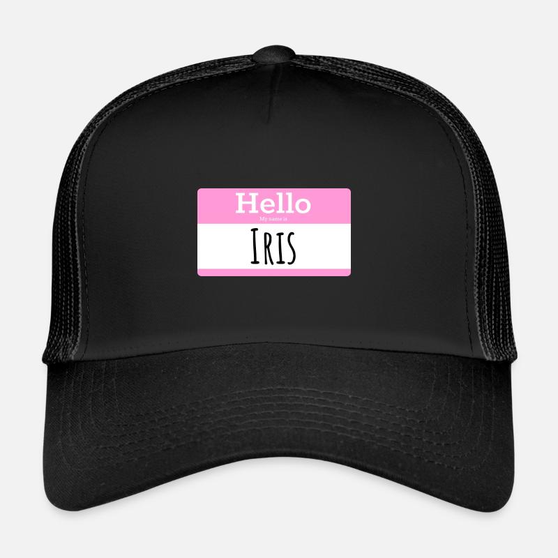HELLO MY NAME IS IRIS Casquette trucker 