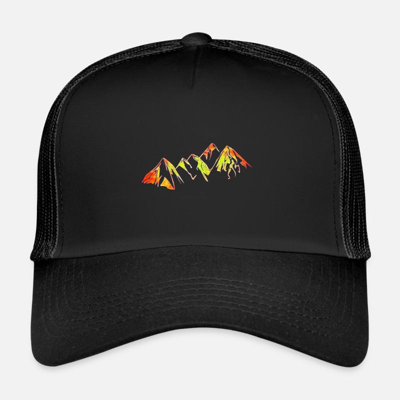 Colorful mountain range Trucker Cap