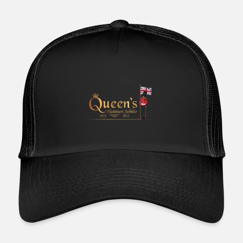 British Queen Monarchy Platinum Jubilee 1952 2022 Trucker Cap