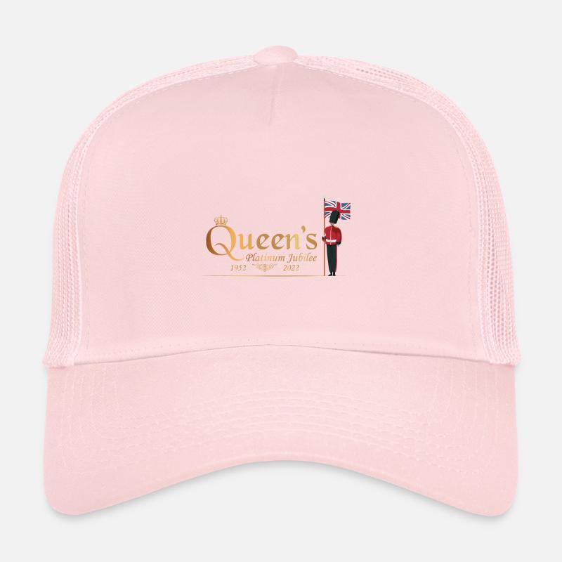 British Queen Monarchy Platinum Jubilee 1952 2022 Trucker Cap